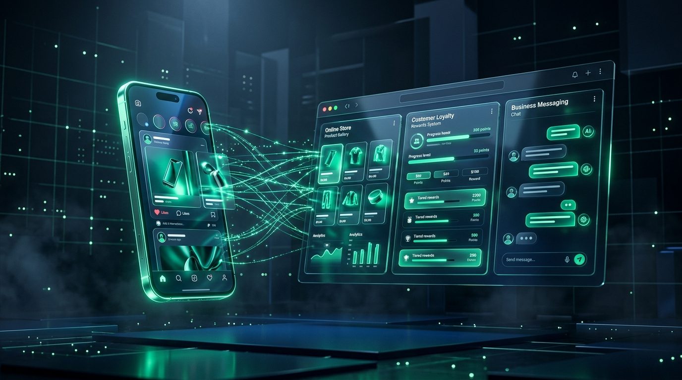 تصویر نهایی پلتفرم هوشمند رشد کسب‌وکار Nexagram